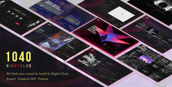 1040 Night Preview Wordpress Theme - Rating, Reviews, Preview, Demo & Download