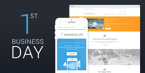 1st Business Preview Wordpress Theme - Rating, Reviews, Preview, Demo & Download