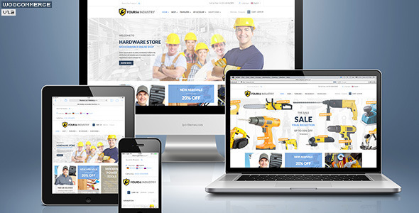 456Industry ECommerce Preview Wordpress Theme - Rating, Reviews, Preview, Demo & Download
