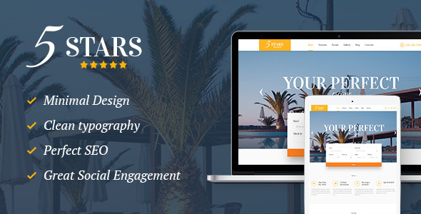 5 Stars Preview Wordpress Theme - Rating, Reviews, Preview, Demo & Download