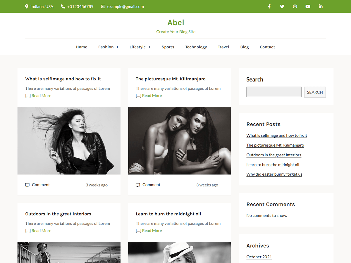Abel Preview Wordpress Theme - Rating, Reviews, Preview, Demo & Download