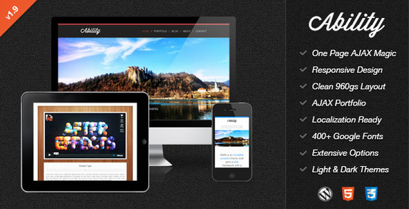 Ability Preview Wordpress Theme - Rating, Reviews, Preview, Demo & Download