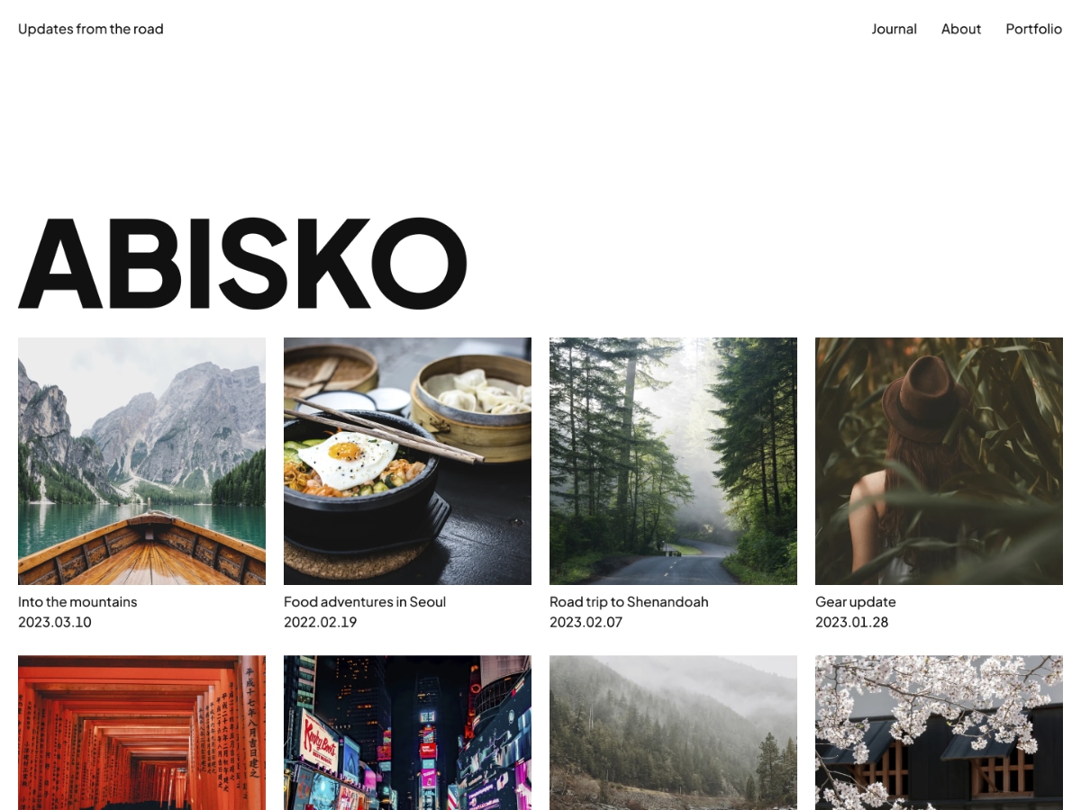 Abisko Preview Wordpress Theme - Rating, Reviews, Preview, Demo & Download