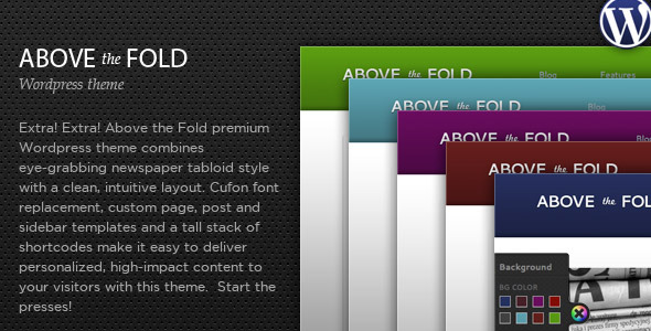 Above The Preview Wordpress Theme - Rating, Reviews, Preview, Demo & Download