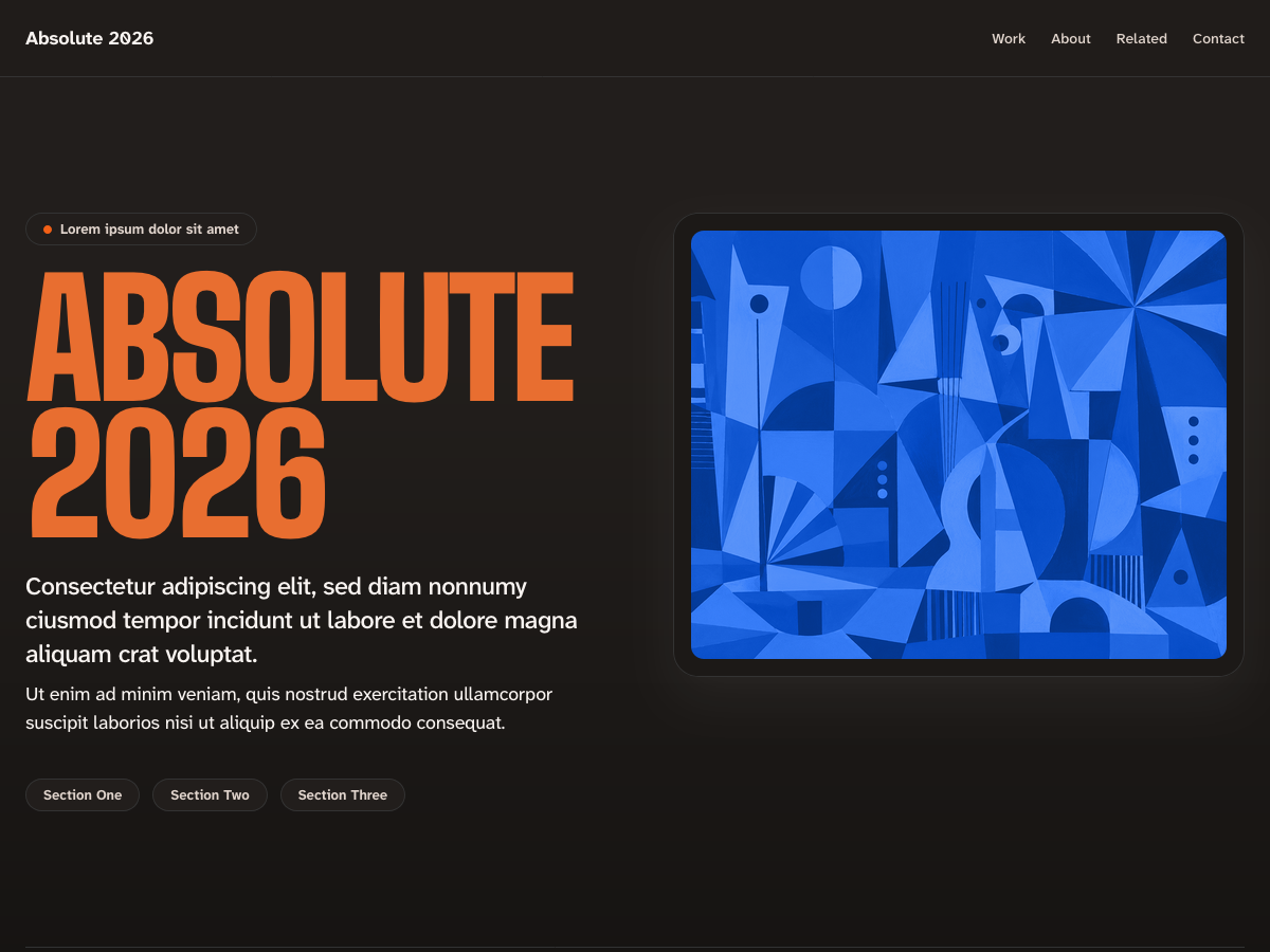 Absolute 2026 Preview Wordpress Theme - Rating, Reviews, Preview, Demo & Download