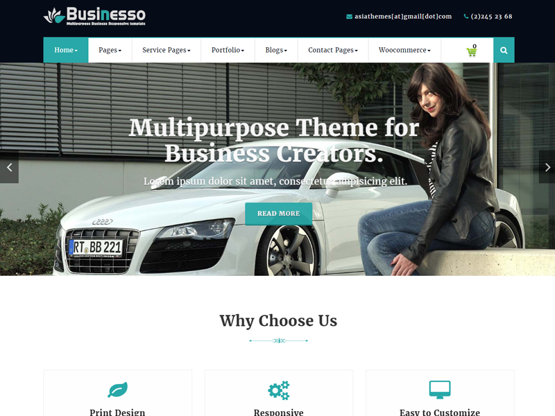 Abubize Business Preview Wordpress Theme - Rating, Reviews, Preview, Demo & Download