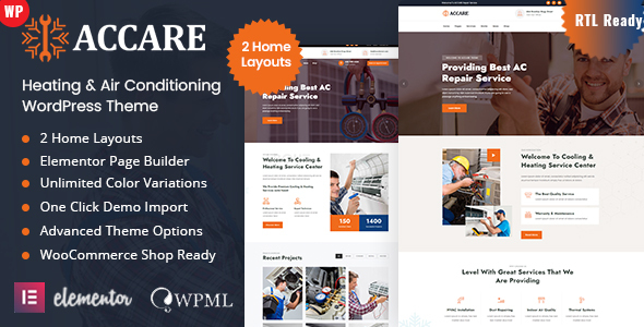 Accare Preview Wordpress Theme - Rating, Reviews, Preview, Demo & Download