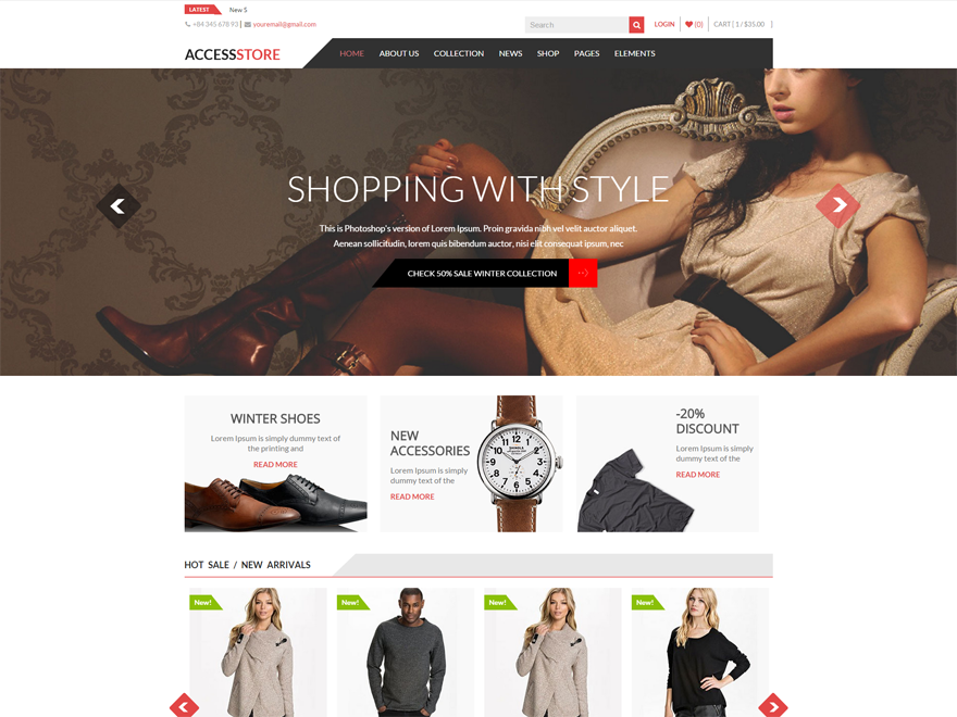 AccessPress Store Preview Wordpress Theme - Rating, Reviews, Preview, Demo & Download