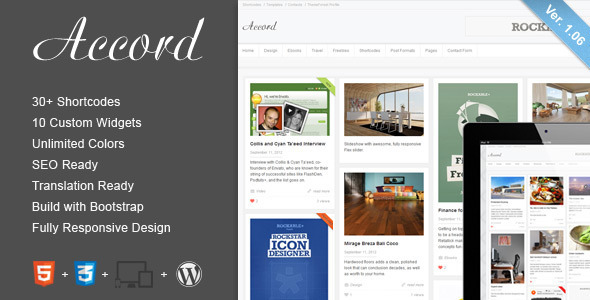 Accord Preview Wordpress Theme - Rating, Reviews, Preview, Demo & Download