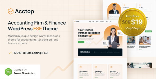 Acctop Preview Wordpress Theme - Rating, Reviews, Preview, Demo & Download