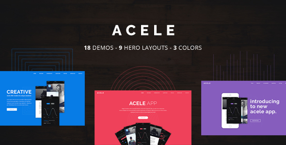 Acele Preview Wordpress Theme - Rating, Reviews, Preview, Demo & Download