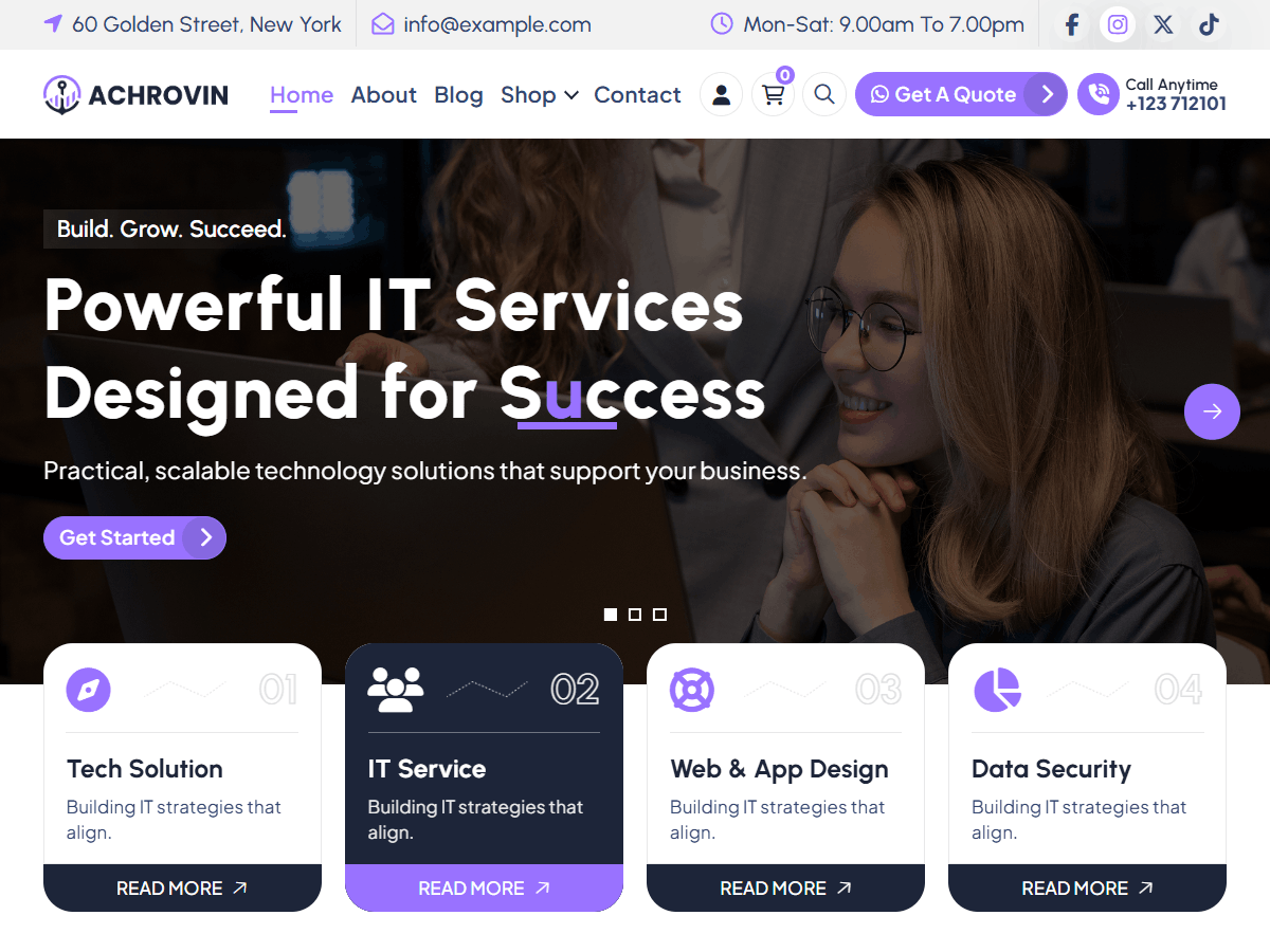 Achrovin Preview Wordpress Theme - Rating, Reviews, Preview, Demo & Download