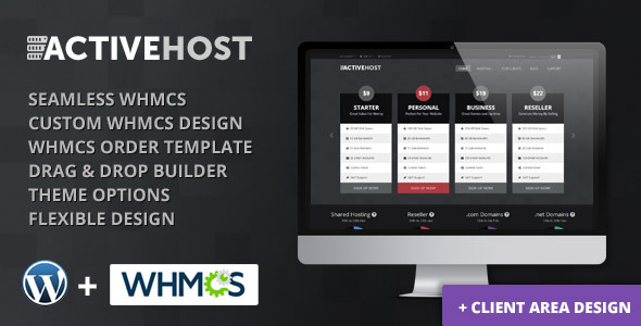 Active Host Preview Wordpress Theme - Rating, Reviews, Preview, Demo & Download