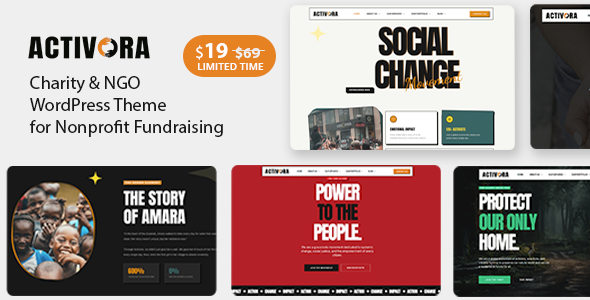 Activora Preview Wordpress Theme - Rating, Reviews, Preview, Demo & Download