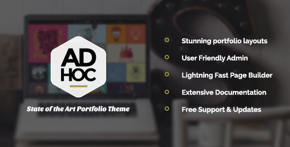 Ad Hoc Preview Wordpress Theme - Rating, Reviews, Preview, Demo & Download