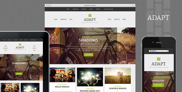 Adapt Preview Wordpress Theme - Rating, Reviews, Preview, Demo & Download