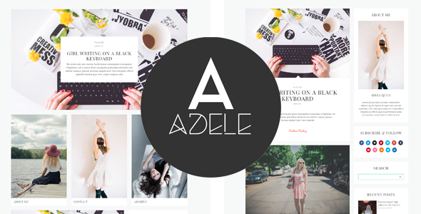 Adele Preview Wordpress Theme - Rating, Reviews, Preview, Demo & Download