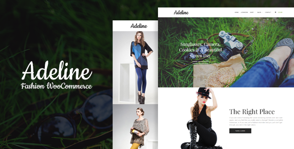 Adeline Fashion Preview Wordpress Theme - Rating, Reviews, Preview, Demo & Download
