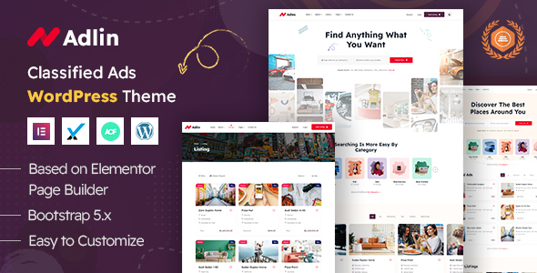 Adlin Preview Wordpress Theme - Rating, Reviews, Preview, Demo & Download