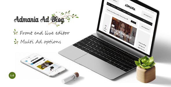 Admania Preview Wordpress Theme - Rating, Reviews, Preview, Demo & Download