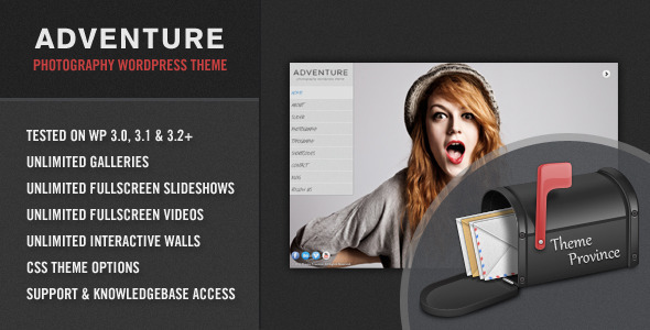 Adventure Preview Wordpress Theme - Rating, Reviews, Preview, Demo & Download