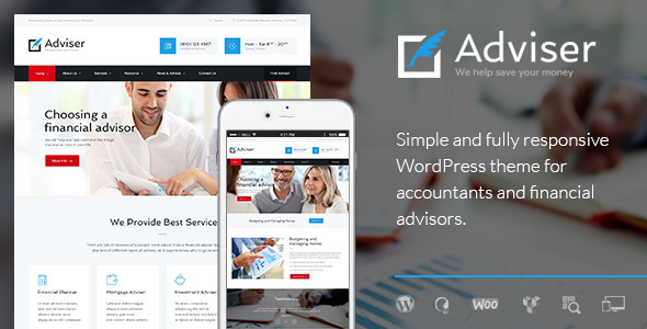 Adviser Preview Wordpress Theme - Rating, Reviews, Preview, Demo & Download