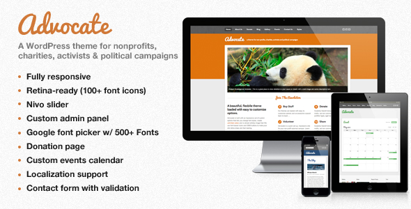 Advocate Preview Wordpress Theme - Rating, Reviews, Preview, Demo & Download