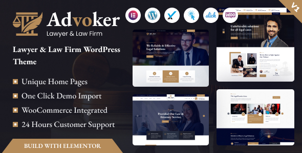 Advoker Preview Wordpress Theme - Rating, Reviews, Preview, Demo & Download