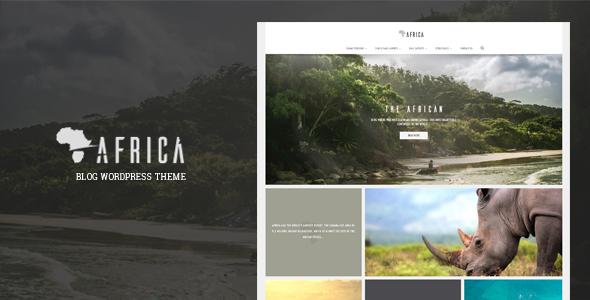 Africa Preview Wordpress Theme - Rating, Reviews, Preview, Demo & Download