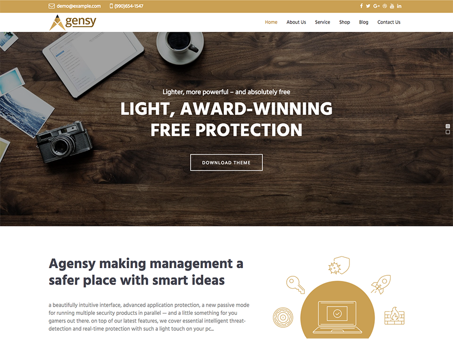 Agency Lite Preview Wordpress Theme - Rating, Reviews, Preview, Demo & Download