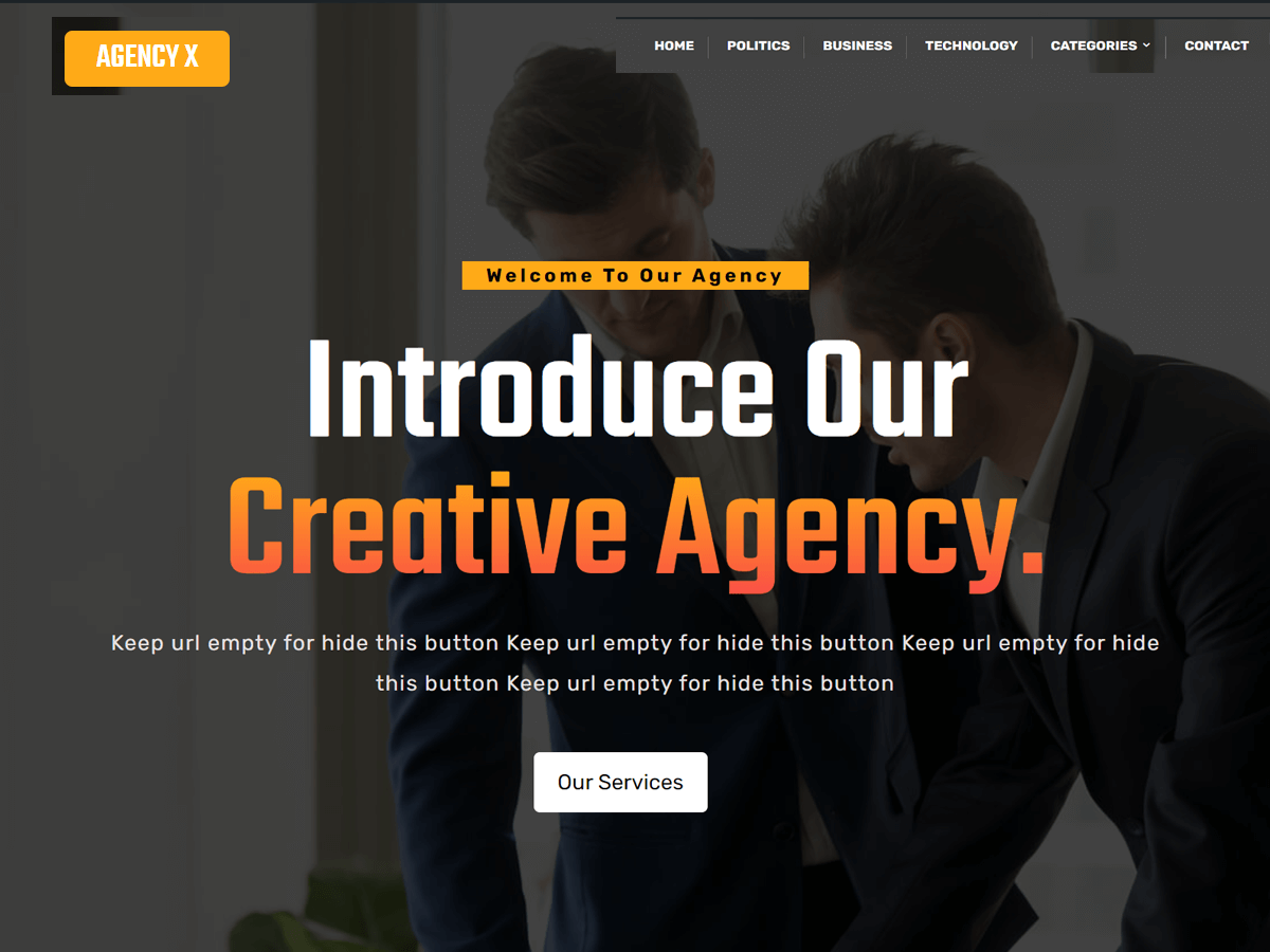 AgencyX Preview Wordpress Theme - Rating, Reviews, Preview, Demo & Download