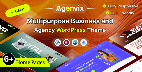 Agenvix Preview Wordpress Theme - Rating, Reviews, Preview, Demo & Download