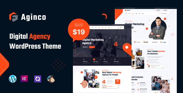 Aginco Preview Wordpress Theme - Rating, Reviews, Preview, Demo & Download