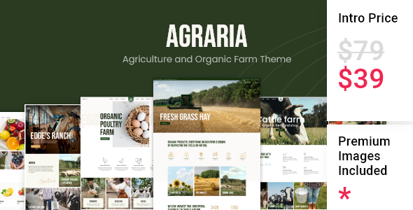 Agraria Preview Wordpress Theme - Rating, Reviews, Preview, Demo & Download