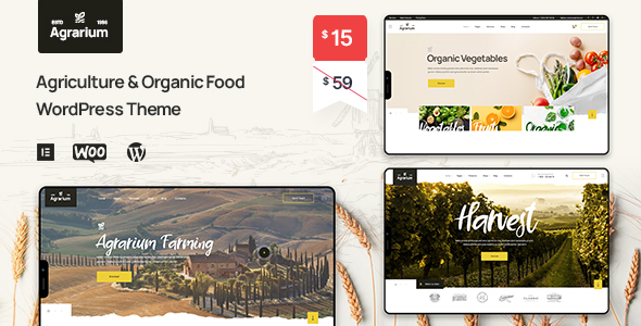 Agrarium Preview Wordpress Theme - Rating, Reviews, Preview, Demo & Download