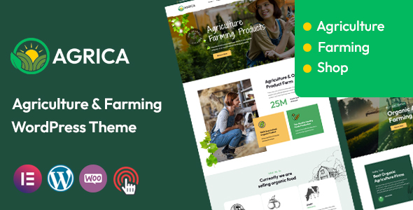 Agrica Preview Wordpress Theme - Rating, Reviews, Preview, Demo & Download