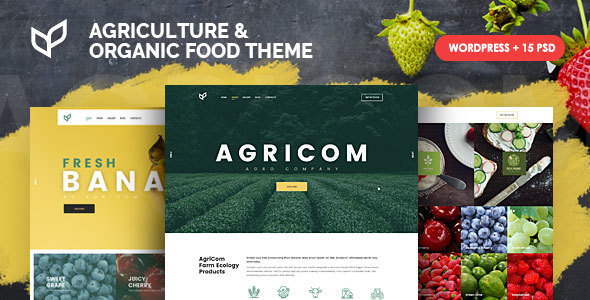 Agricom Preview Wordpress Theme - Rating, Reviews, Preview, Demo & Download