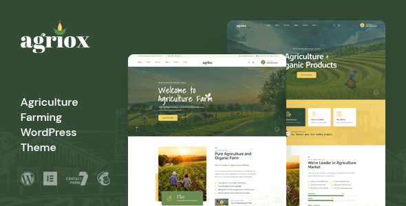 Agriox Preview Wordpress Theme - Rating, Reviews, Preview, Demo & Download