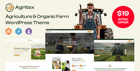 Agritex Preview Wordpress Theme - Rating, Reviews, Preview, Demo & Download