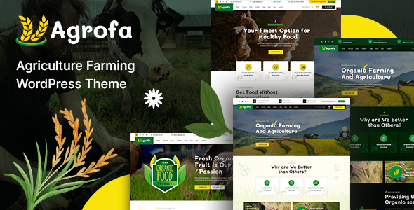 Agrofa Preview Wordpress Theme - Rating, Reviews, Preview, Demo & Download