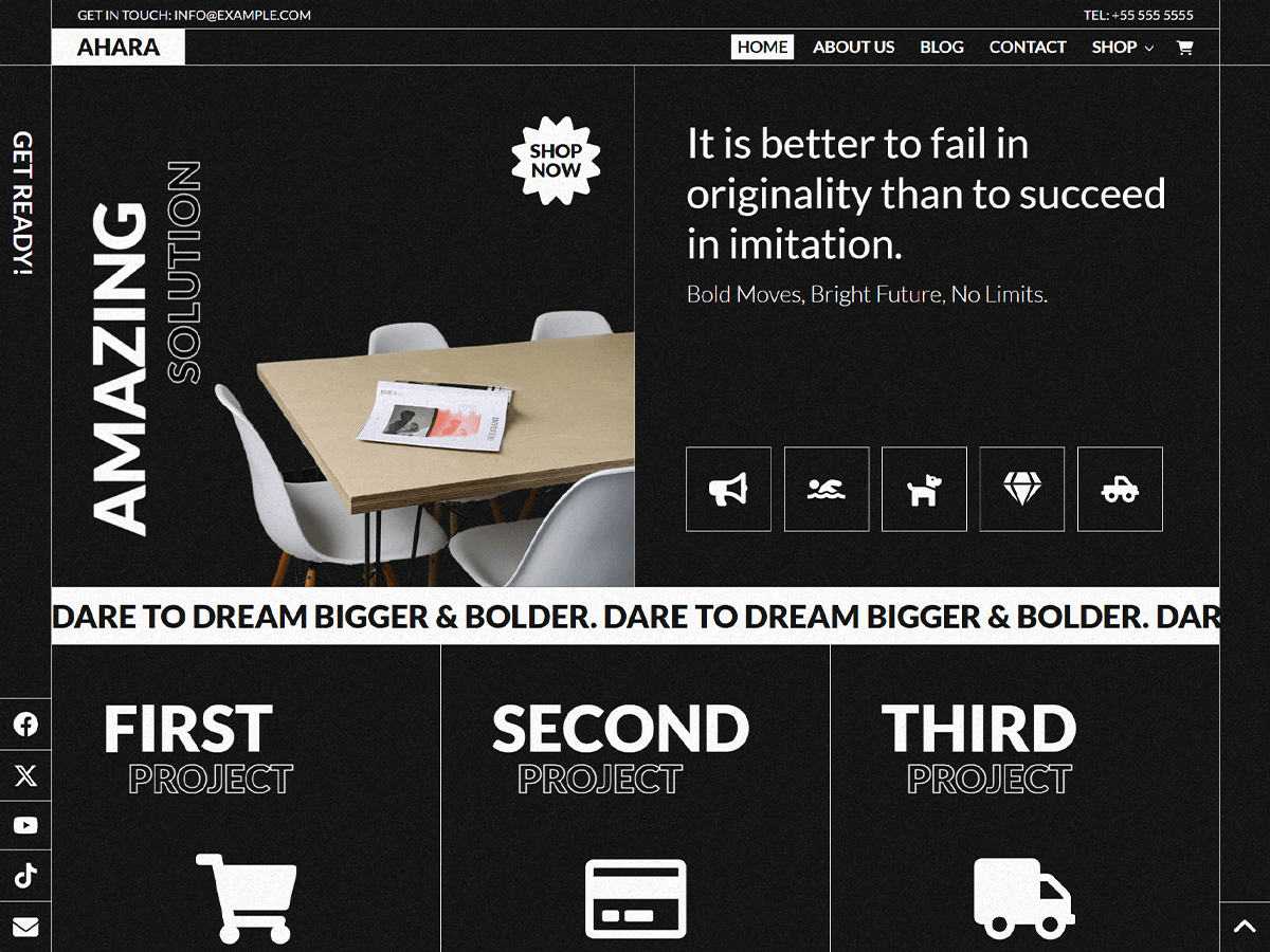 Ahara Preview Wordpress Theme - Rating, Reviews, Preview, Demo & Download