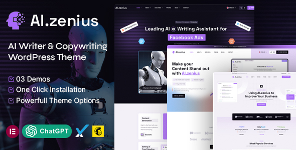 Ai Zenius Preview Wordpress Theme - Rating, Reviews, Preview, Demo & Download