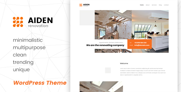 Aiden Preview Wordpress Theme - Rating, Reviews, Preview, Demo & Download