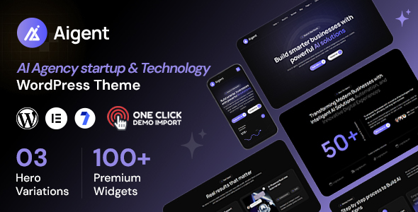 Aigent Preview Wordpress Theme - Rating, Reviews, Preview, Demo & Download