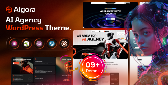 Aigora Preview Wordpress Theme - Rating, Reviews, Preview, Demo & Download