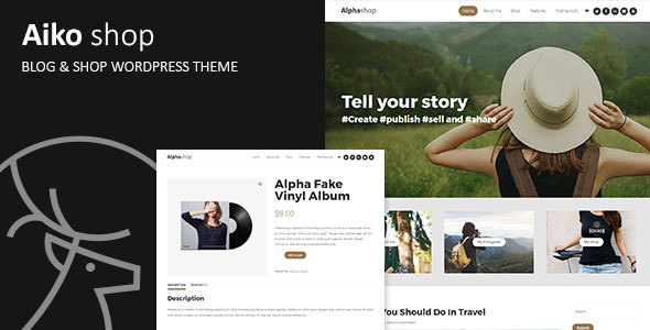 Aiko Preview Wordpress Theme - Rating, Reviews, Preview, Demo & Download