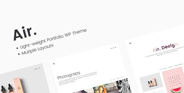 Air Preview Wordpress Theme - Rating, Reviews, Preview, Demo & Download