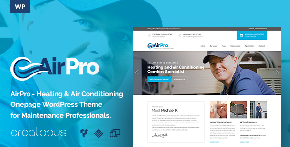 AirPro Preview Wordpress Theme - Rating, Reviews, Preview, Demo & Download