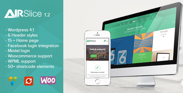 AirSlice Preview Wordpress Theme - Rating, Reviews, Preview, Demo & Download