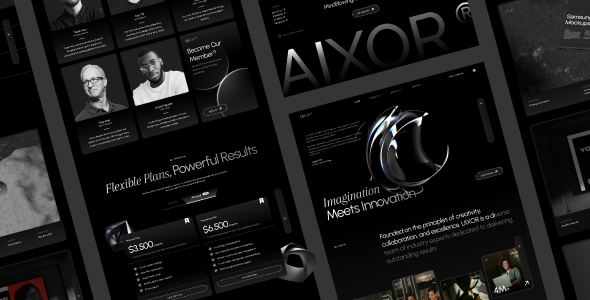 Aixor Preview Wordpress Theme - Rating, Reviews, Preview, Demo & Download